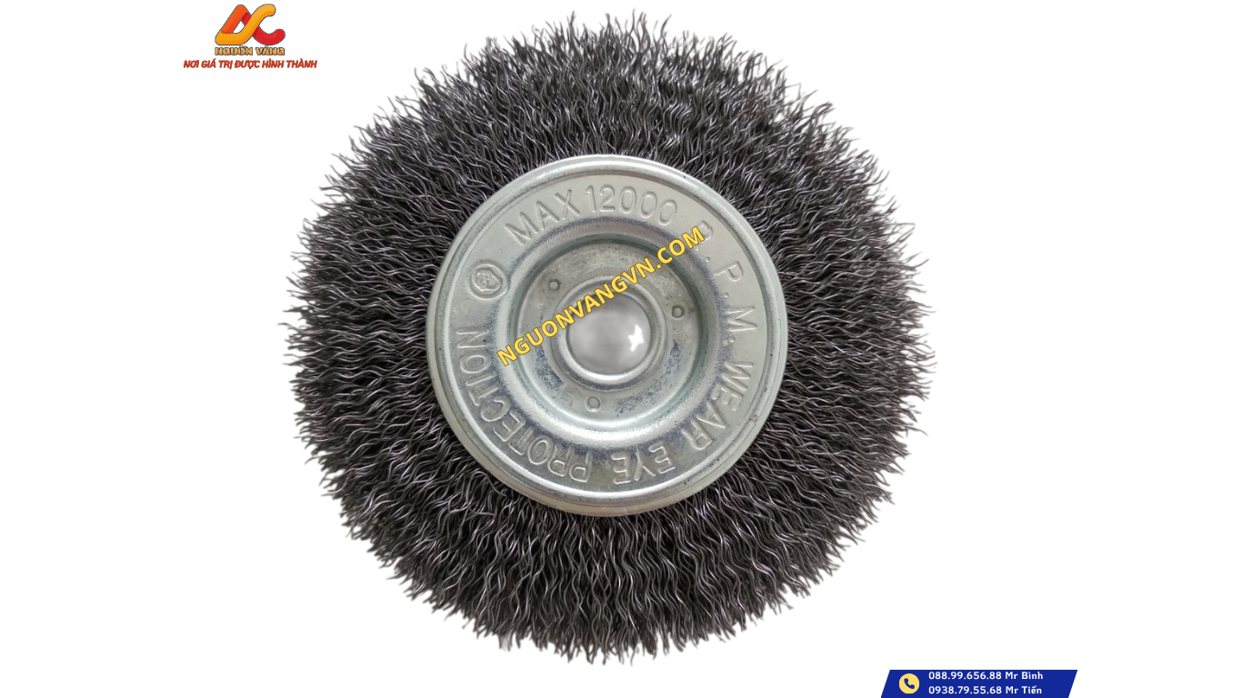 BÁNH CƯỚC D100 x13, LỖ 13mm, SỢI THÉP 0.2mm
